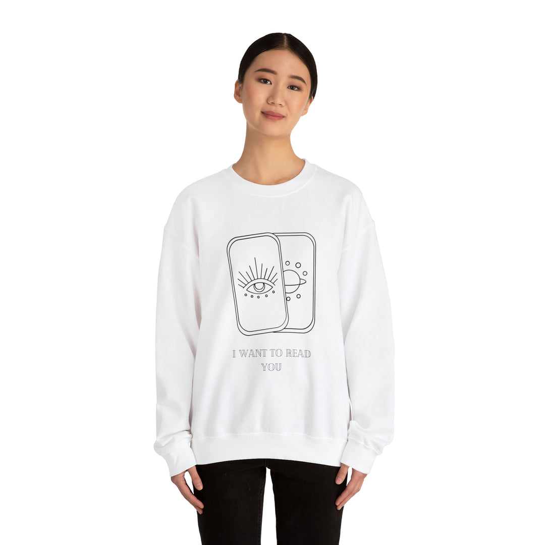 I Want To Read You Unisex Heavy Blend™ Crewneck Sweatshirt - Wave Fusions