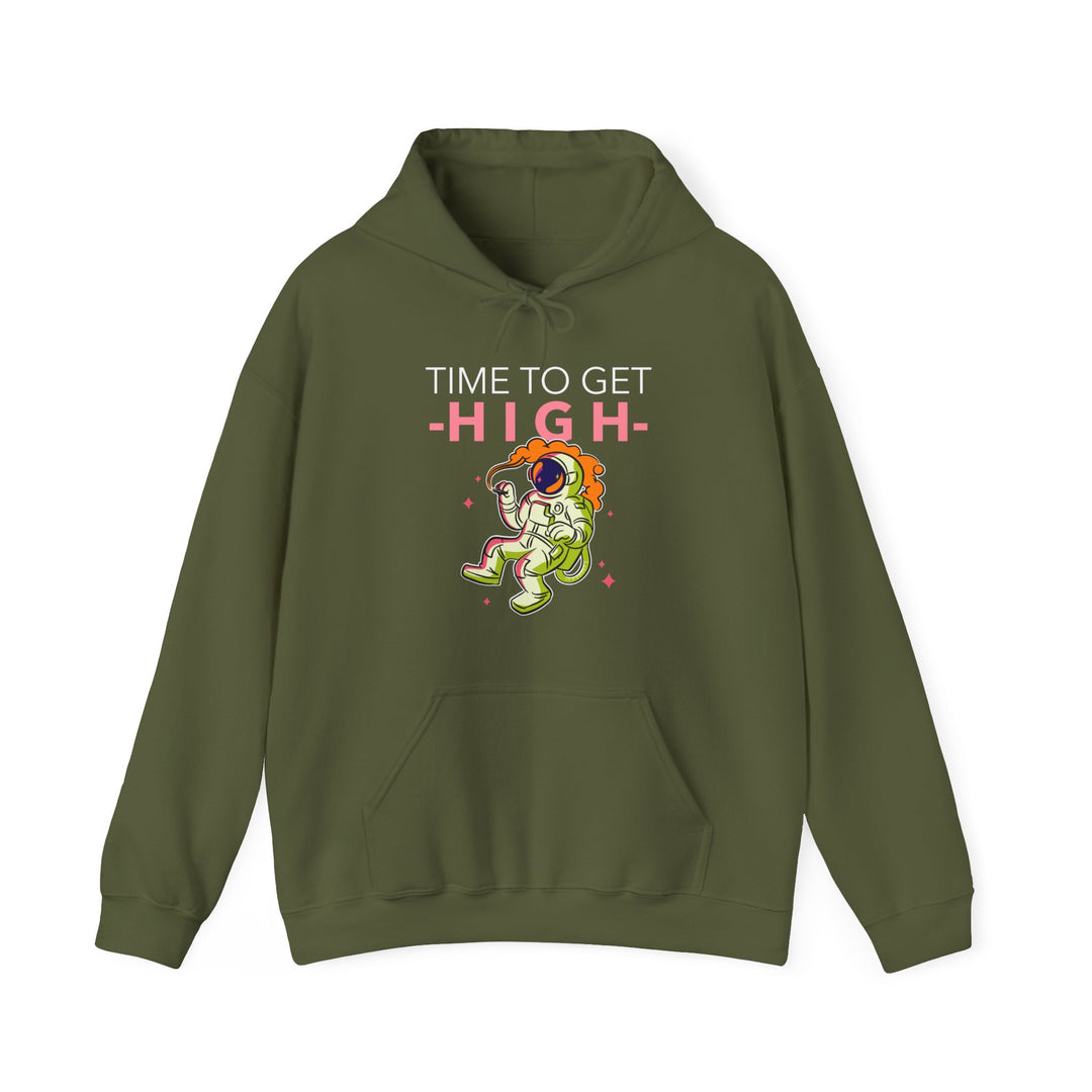 Time to Get High Unisex Hoodie - Wave Fusions