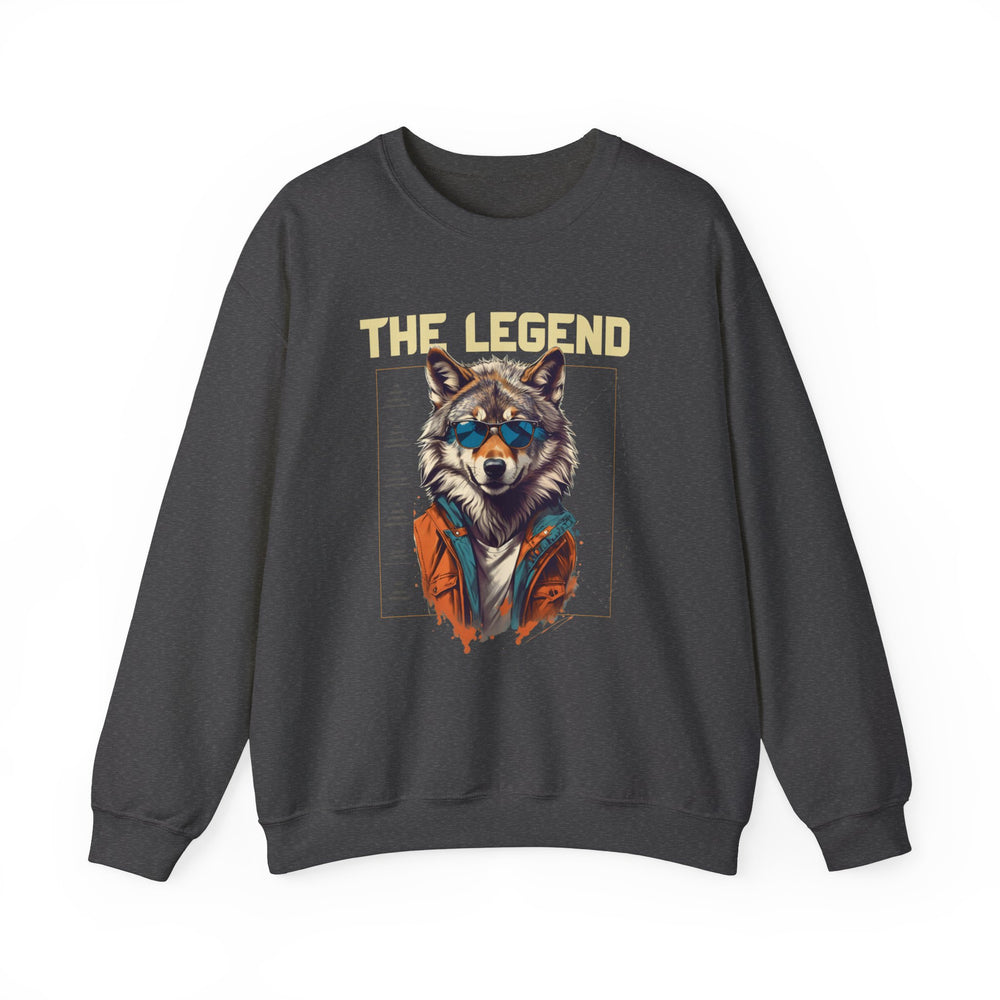 The Legend Wolf Sweatshirt - Wolf in Shades