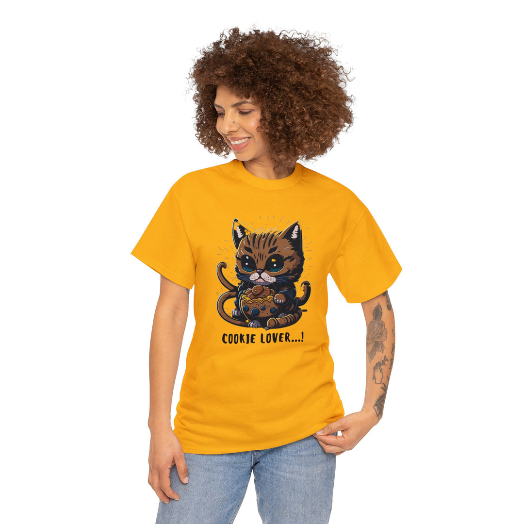 Cookie Lover Cat T-Shirt - Sugary Paws