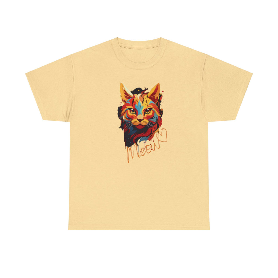 Abstract Meow Cat T-shirt - Palette of Purr