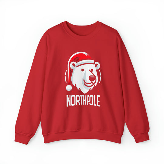 North Pole Bear Christmas Unisex Sweatshirt - Wave Fusions