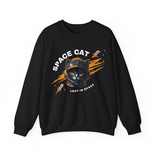 Space Cat Astronaut Sweatshirt - Lost In Space