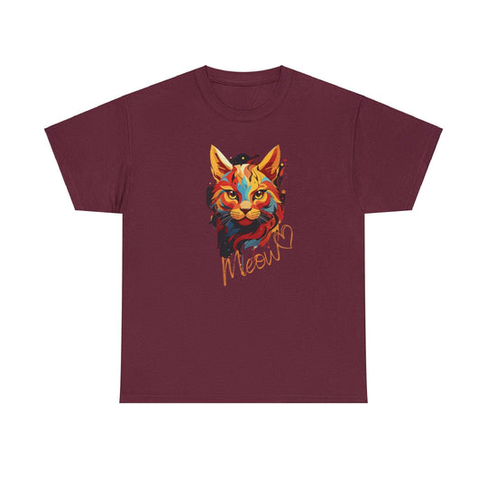 Abstract Meow Cat T-shirt - Palette of Purr