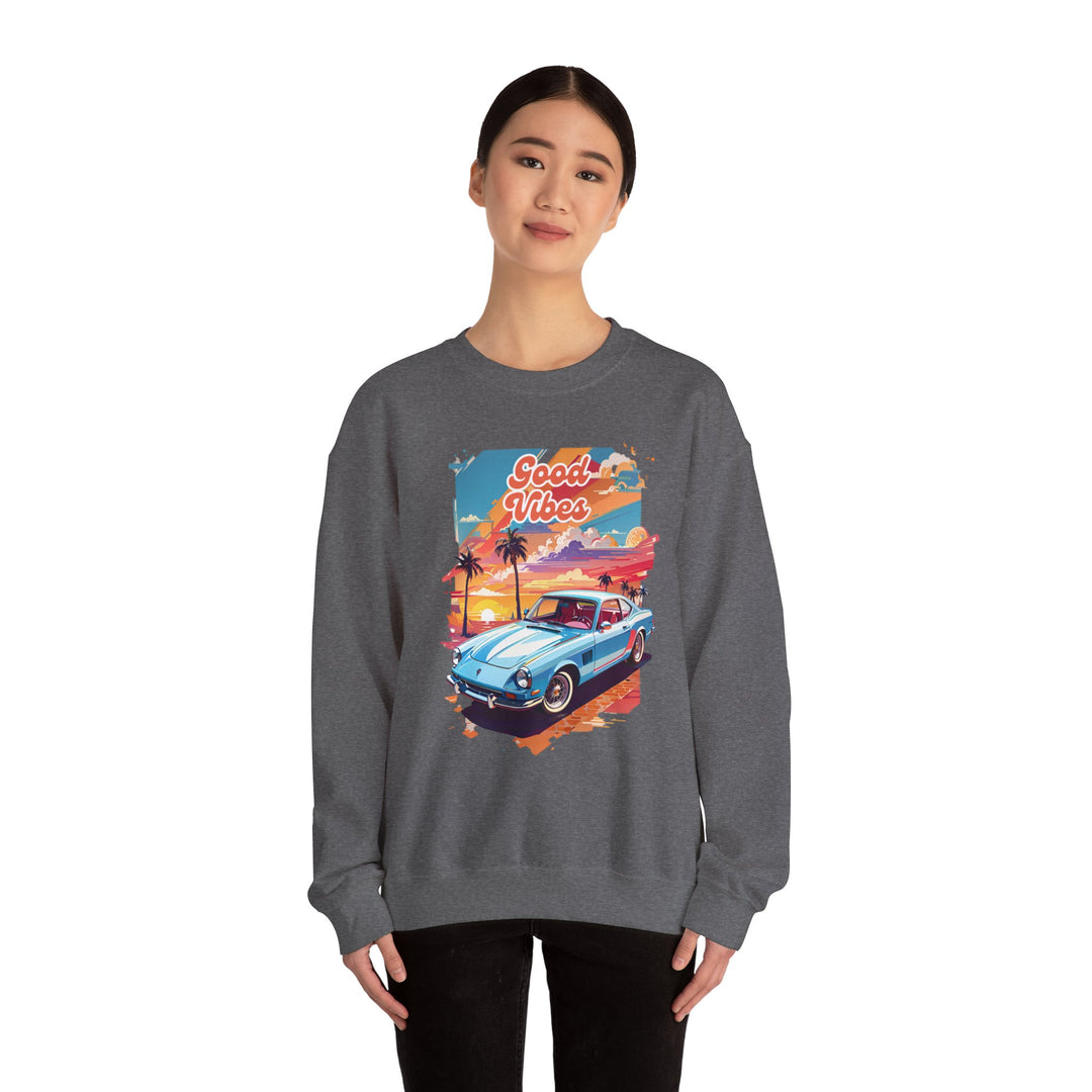 Vintage Ride Good Vibes Sweatshirt-  Easy Rider Fashion