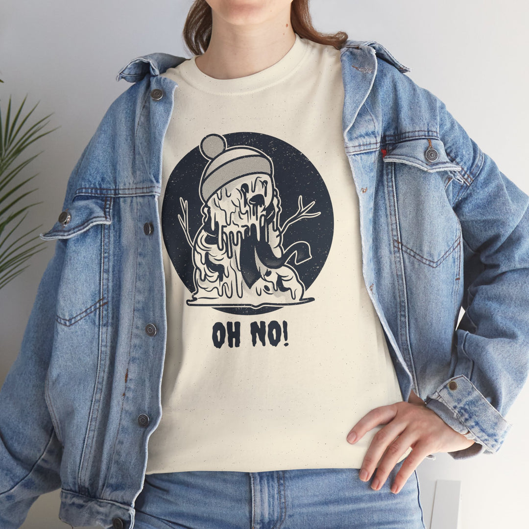 Oh No! Melting Snowman Graphic Tee