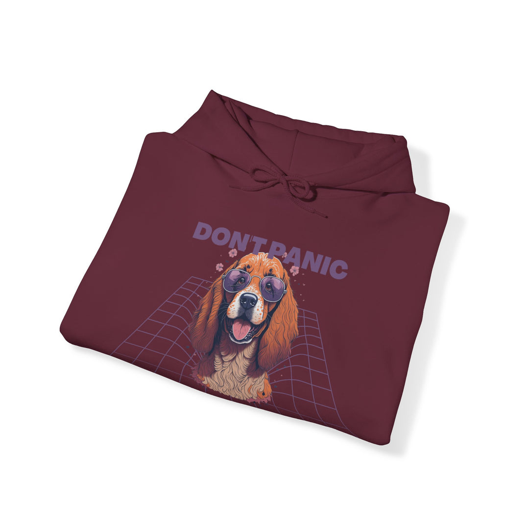 Don't Panic Just Follow The Flow Dog  Hoodie - Chill Wear