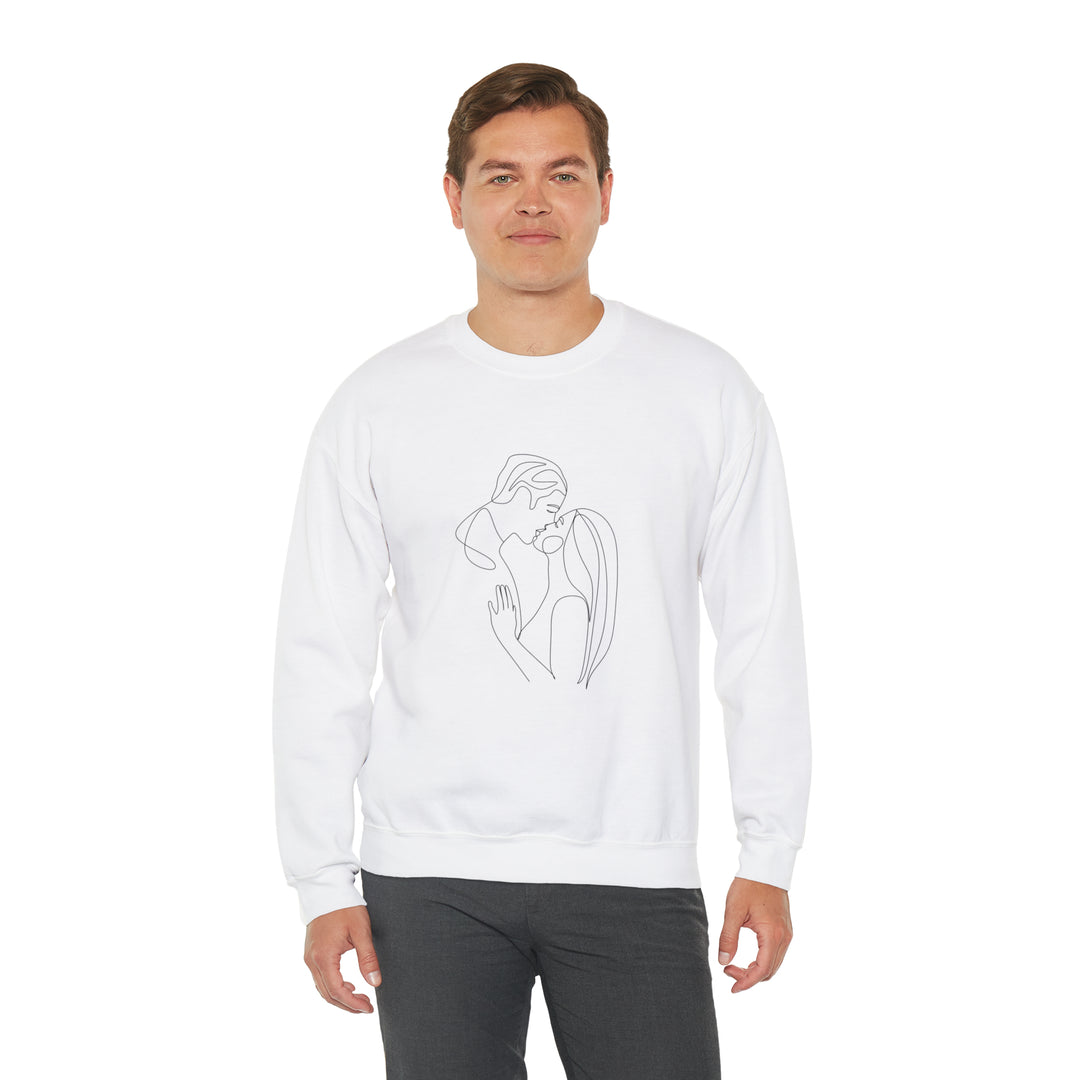 Kiss Unisex Heavy Blend™ Crewneck Sweatshirt - Wave Fusions