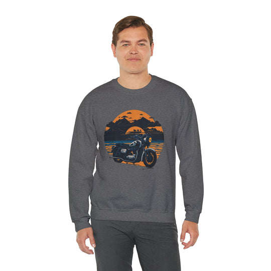 Vintage Bike Unisex Heavy Blend™ Crewneck Sweatshirt