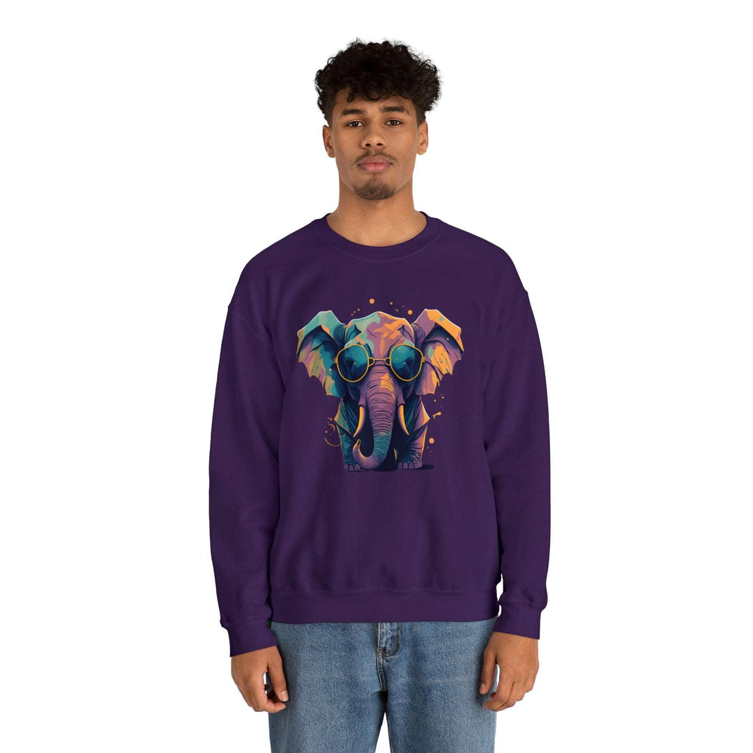 Cool Elephant Crewneck Sweatshirt