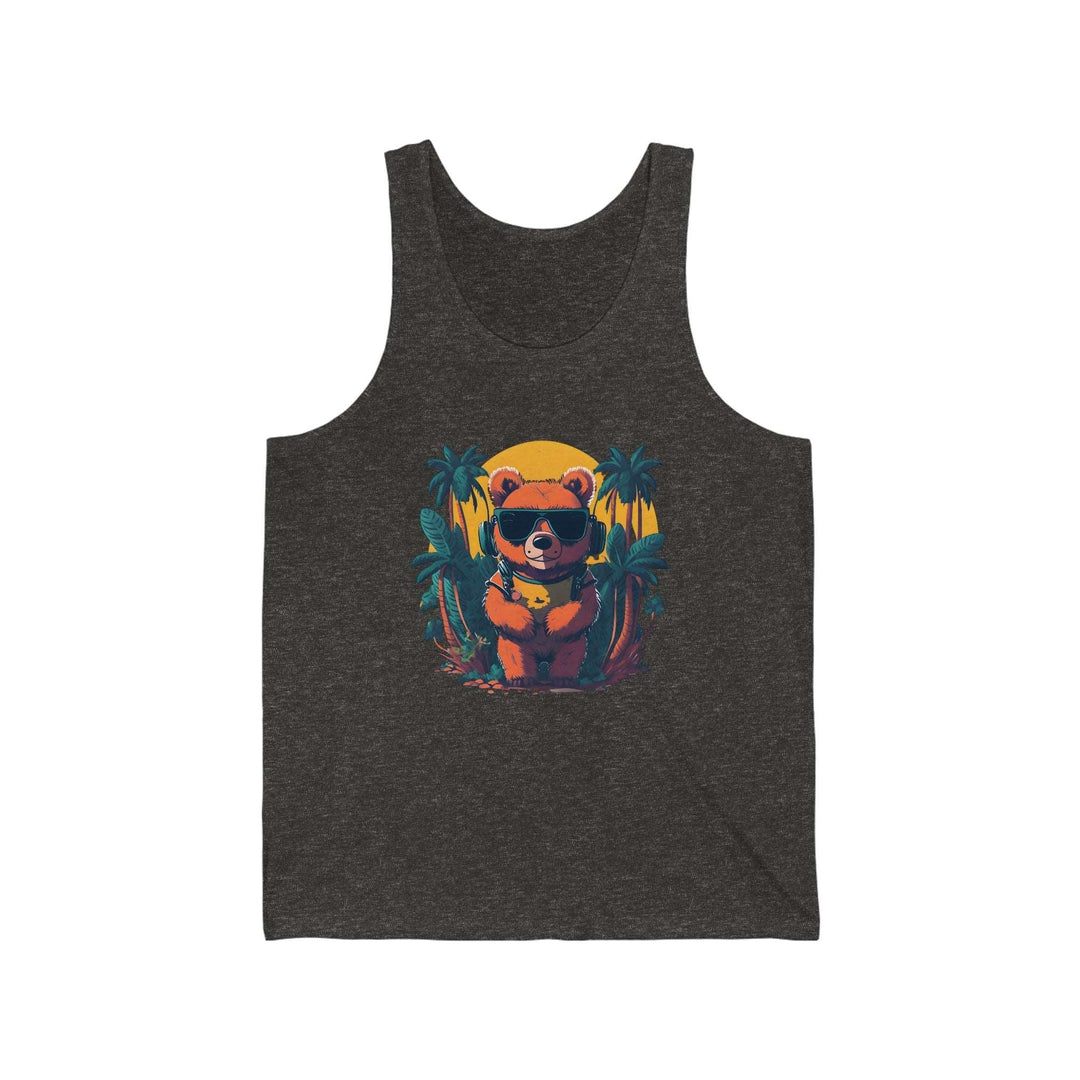 Brown Bear Unisex Jersey Tank