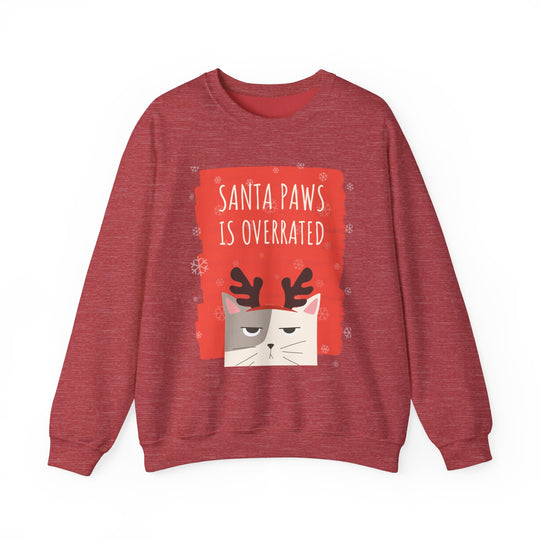 Grumpy Santa Paws Holiday Cat Sweatshirt