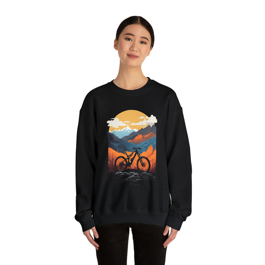 Mountain Bike Unisex Sweatshirt - Wave Fusions