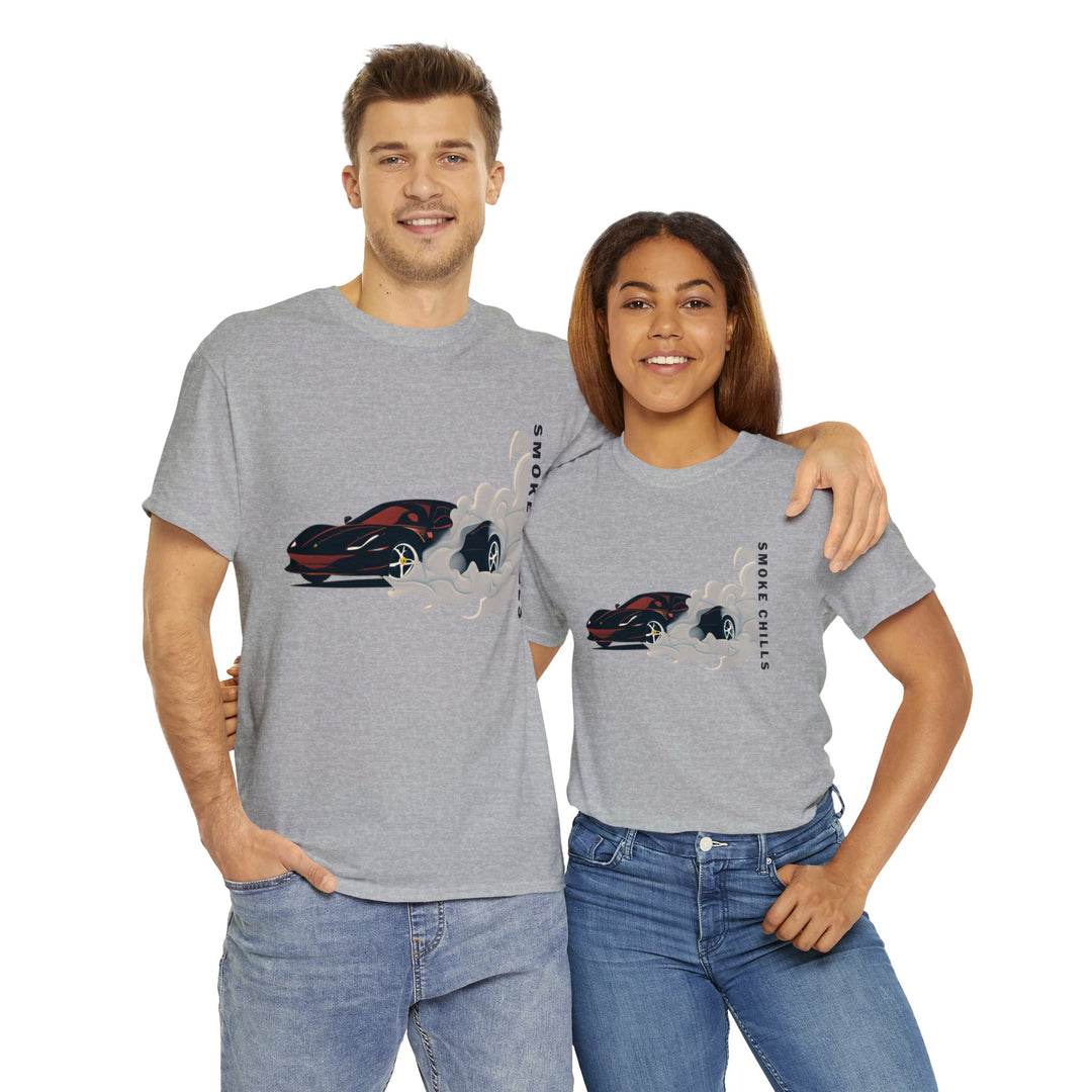 Smoke Chills Sports Car T-Shirt - Modern Car Edition