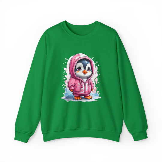 Penguin Unisex Heavy Blend™ Crewneck Sweatshirt - Wave Fusions