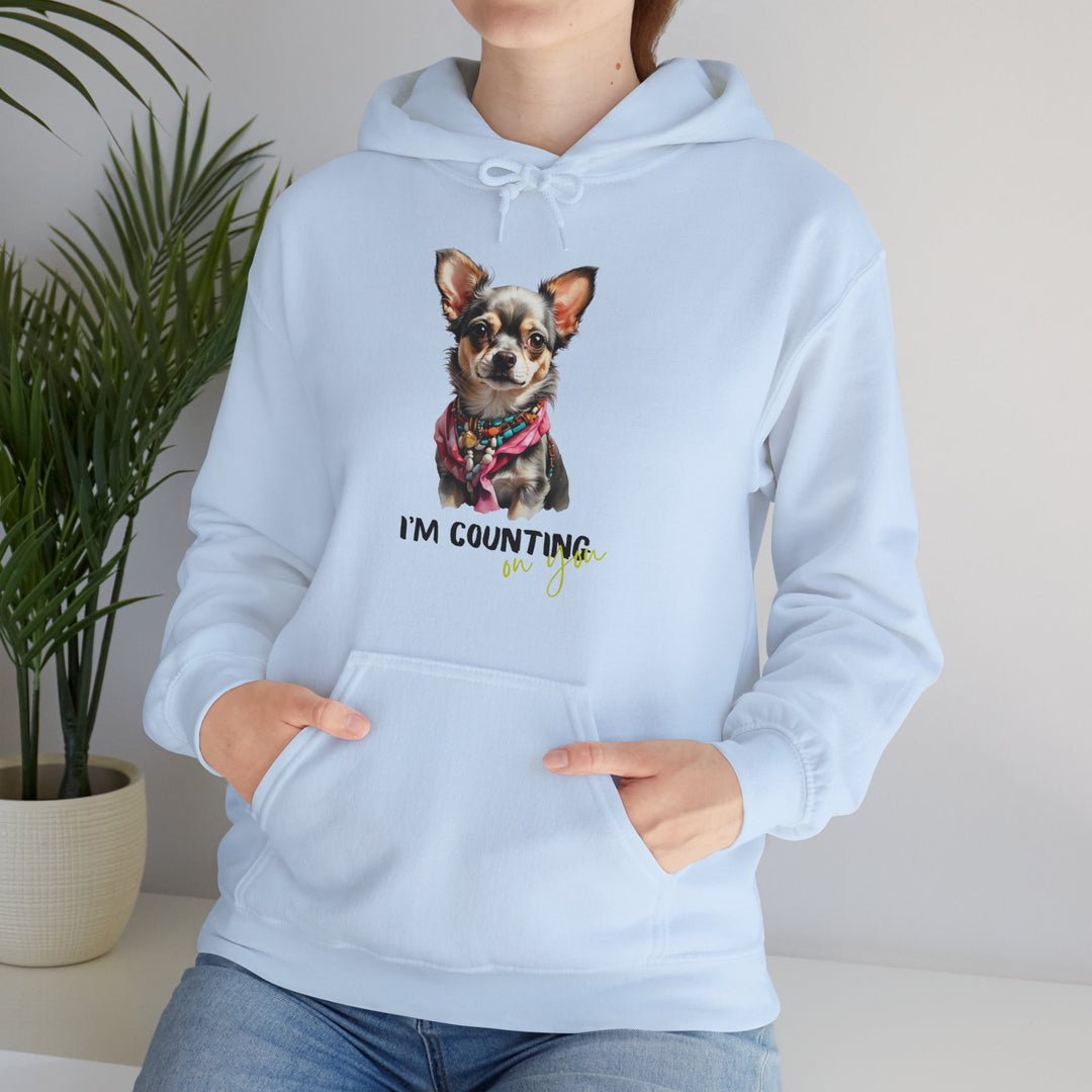 Stylish Sidekick Hoodie - I'M COUNTING ON YOU