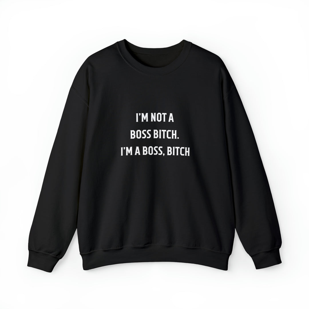 Boss Bitch Unisex Heavy Blend™ Crewneck Sweatshirt - Wave Fusions