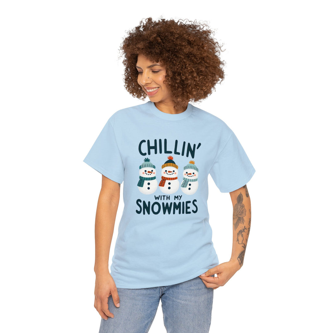 Chillin' Snowmies Unisex T Shirt - Wave Fusions