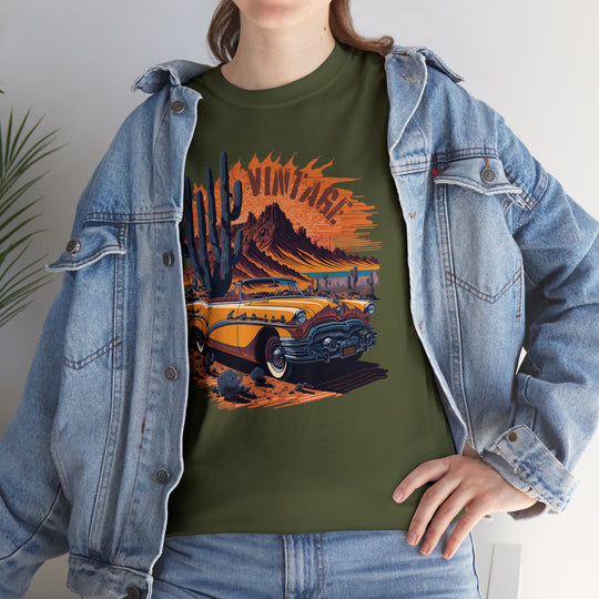 Vintage Desert Ride T-shirt - Vintage City Fashion