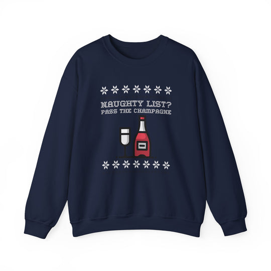 Naughty Champagne Holiday Sweatshirt