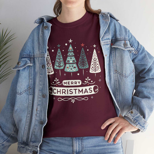 Folk Art Christmas Celebration Unisex T Shirt