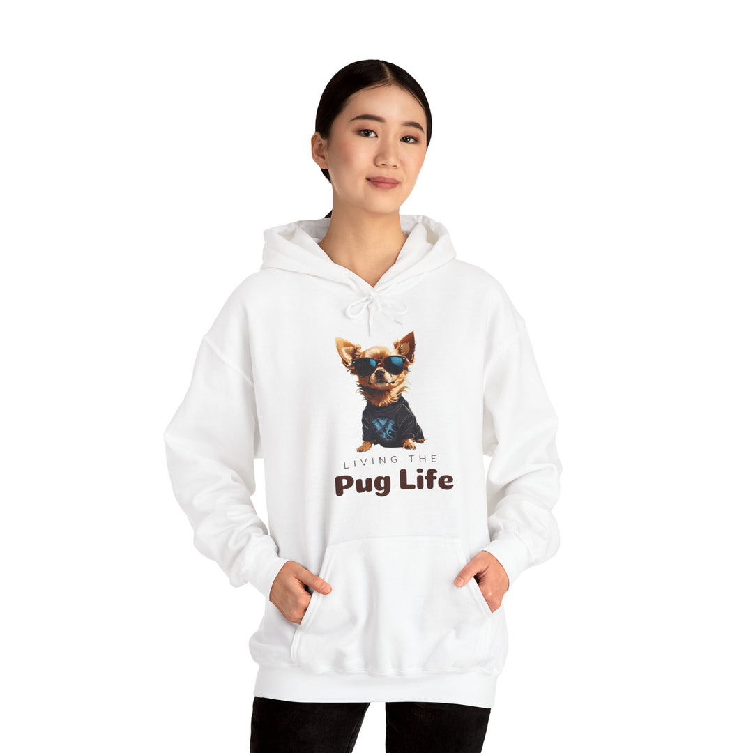 Pug Attitude Hoodie - Living The Pug Life