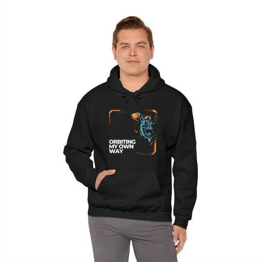 Orbiting My Own Way Unisex Hoodie - Wave Fusions