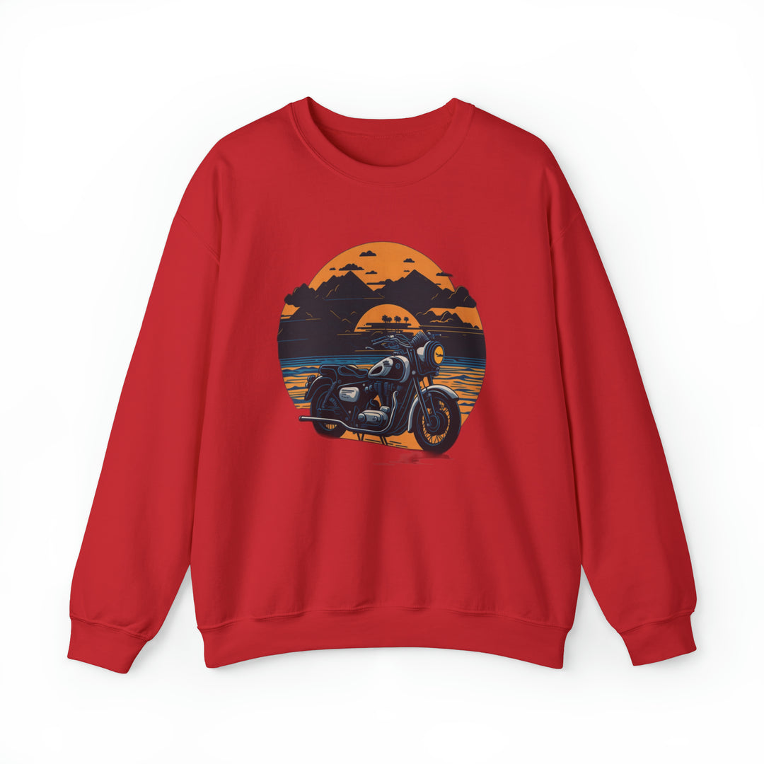 Vintage Bike Unisex Heavy Blend™ Crewneck Sweatshirt - Wave Fusions