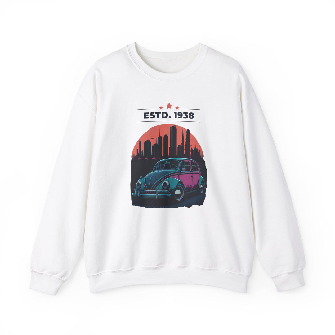 ESTD 1938 Vintage Beetle Sweatshirt - Vintage City Fashion