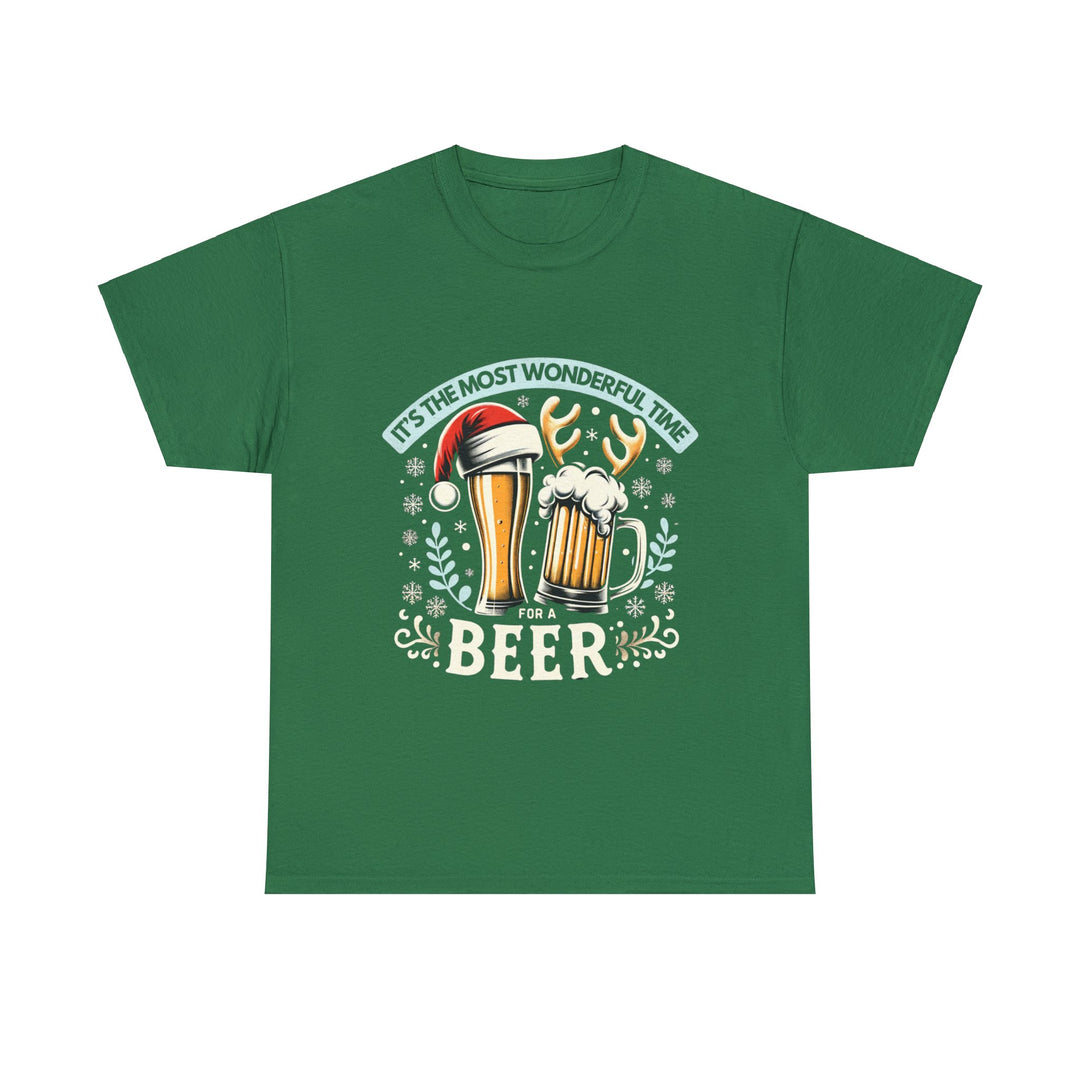 Wonderful Time For A Beer Unisex T Shirt - Wave Fusions