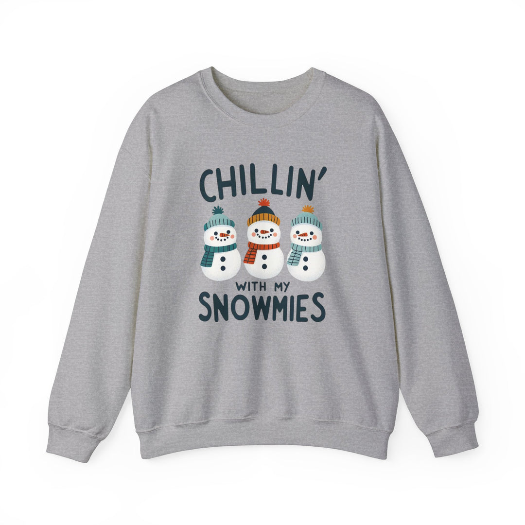 Chillin' Snowmies Unisex Sweatshirt - Wave Fusions