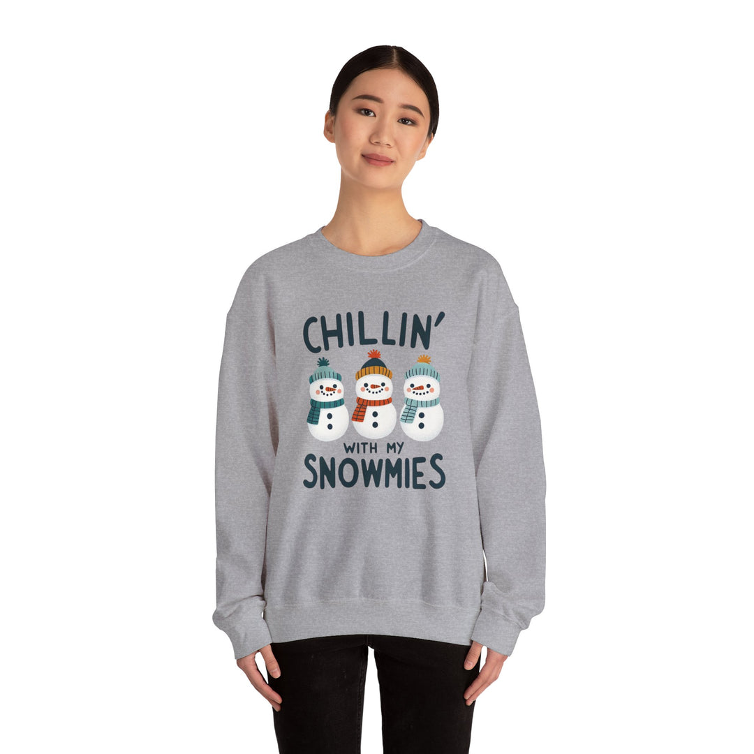 Chillin' Snowmies Unisex Sweatshirt - Wave Fusions