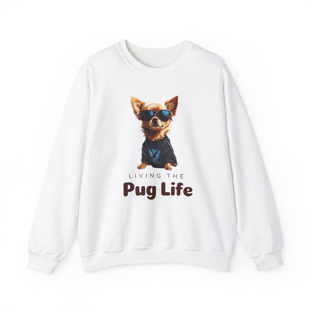 Pug Attitude Sweatshirt - Living The Pug Life