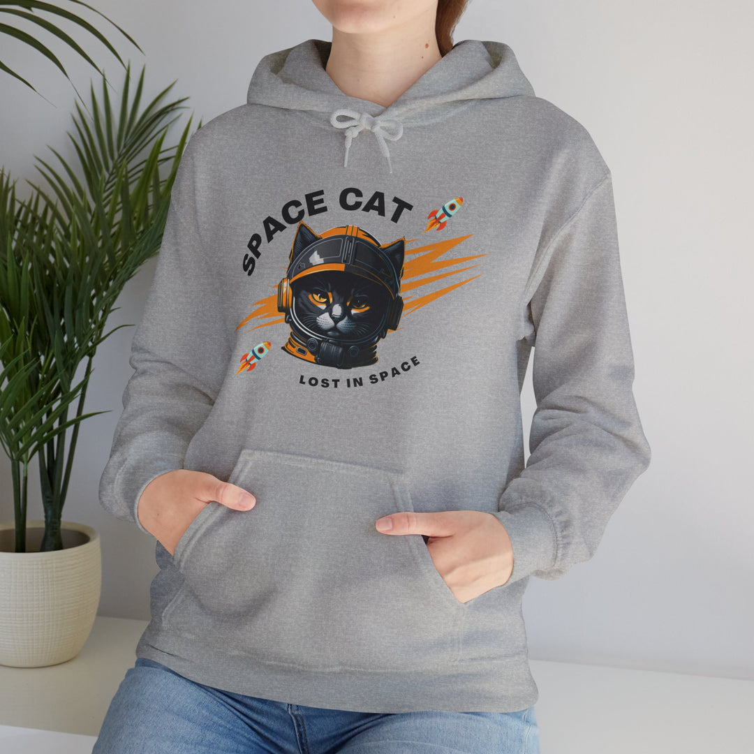 Space Cat Astronaut Hoodie - Lost In Space