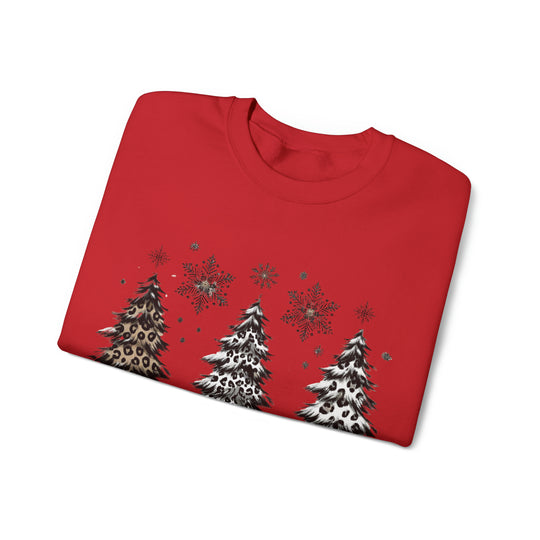 Snow Merry Christmas tree Unisex Sweatshirt - Wave Fusions