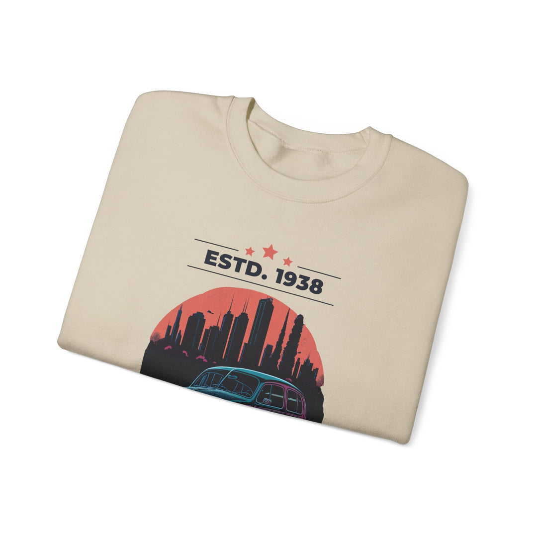 ESTD 1938 Vintage Beetle Sweatshirt - Vintage City Fashion