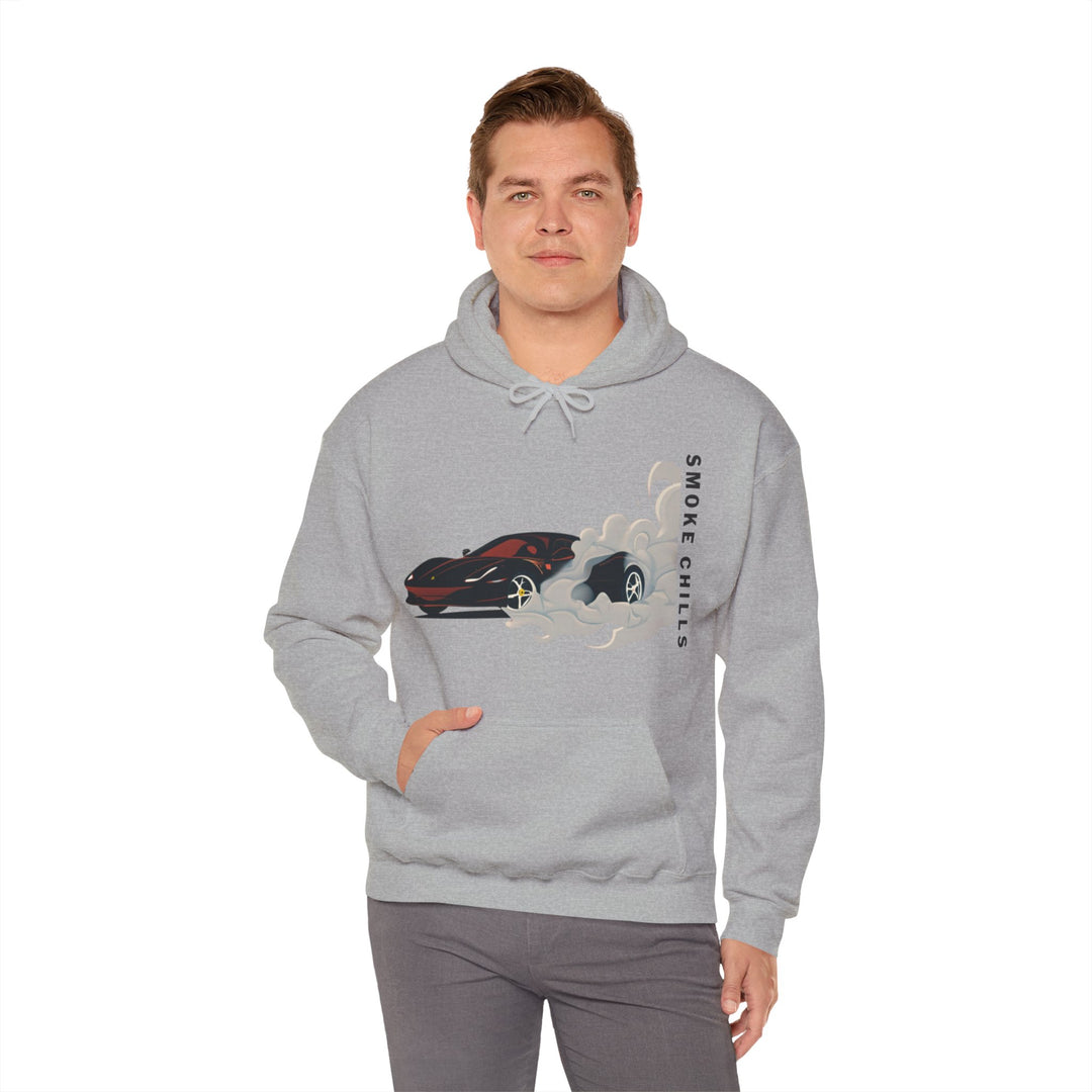 Smoke Chills Sports Car Hoodie - Modern Car Edition