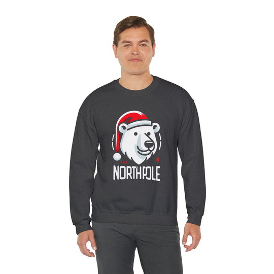 North Pole Bear Christmas Unisex Sweatshirt - Wave Fusions