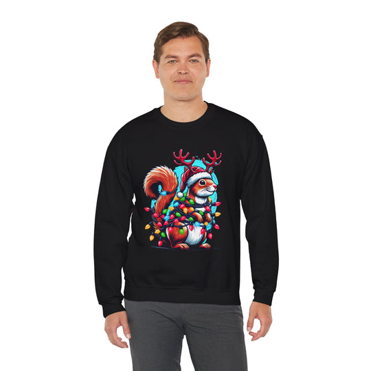 Christmas Squirrel Unisex Sweatshirt - Wave Fusions