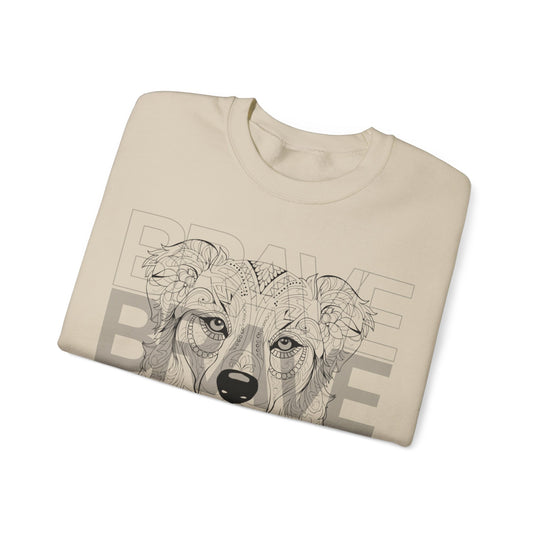 Brave Dog Tribal Canine Sweatshirt - Mythical Mutt