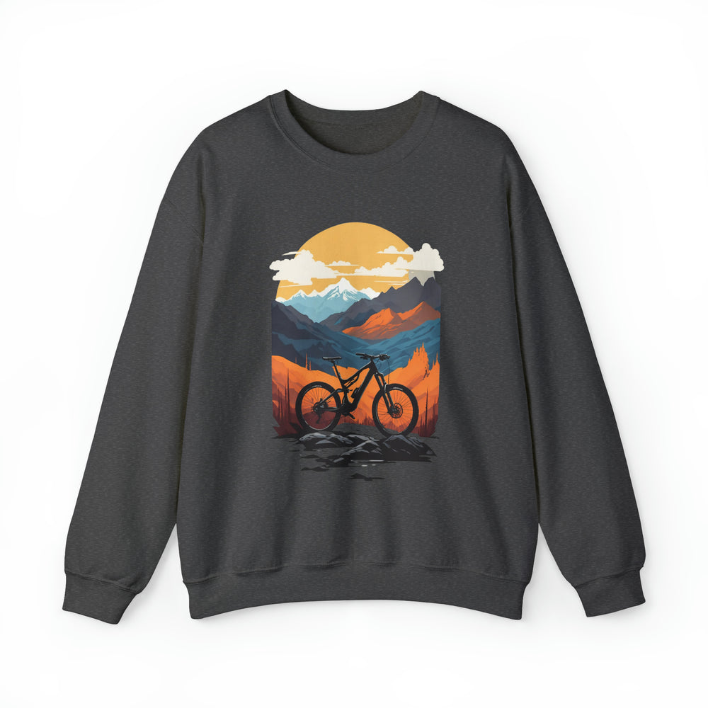 Mountain Bike Unisex Sweatshirt - Wave Fusions