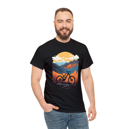 Mountain Bike Unisex T Shirt - Wave Fusions