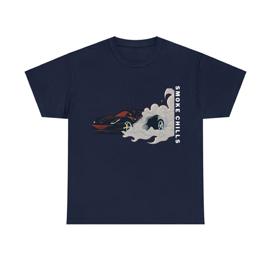 Smoke Chills Sports Car T-Shirt - Modern Car Edition