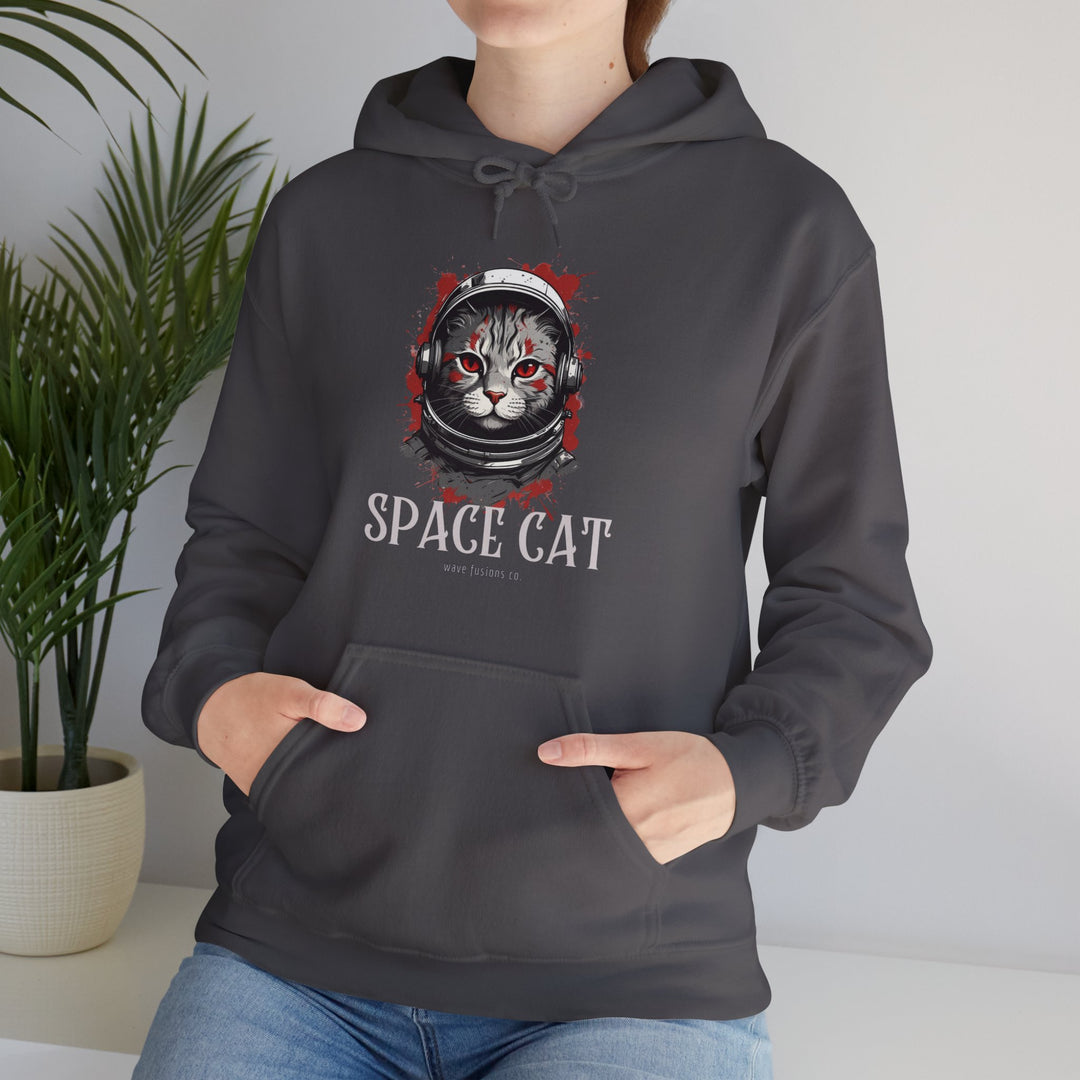 Cosmic Cat Spacewalk Astronaut Hoodie