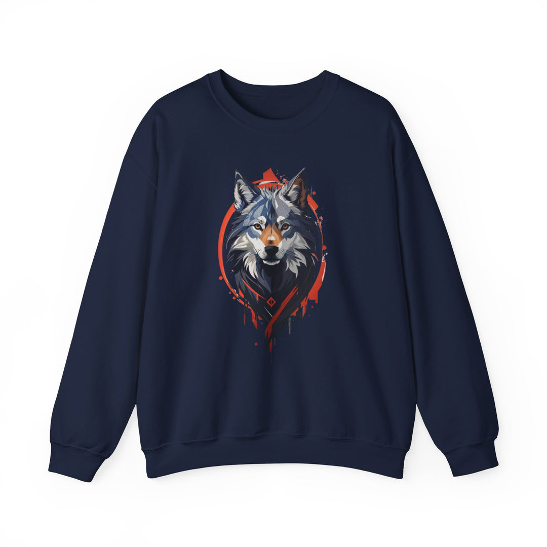 Alpha Wolf Crest Sweatshirt - Wilderness Royalty