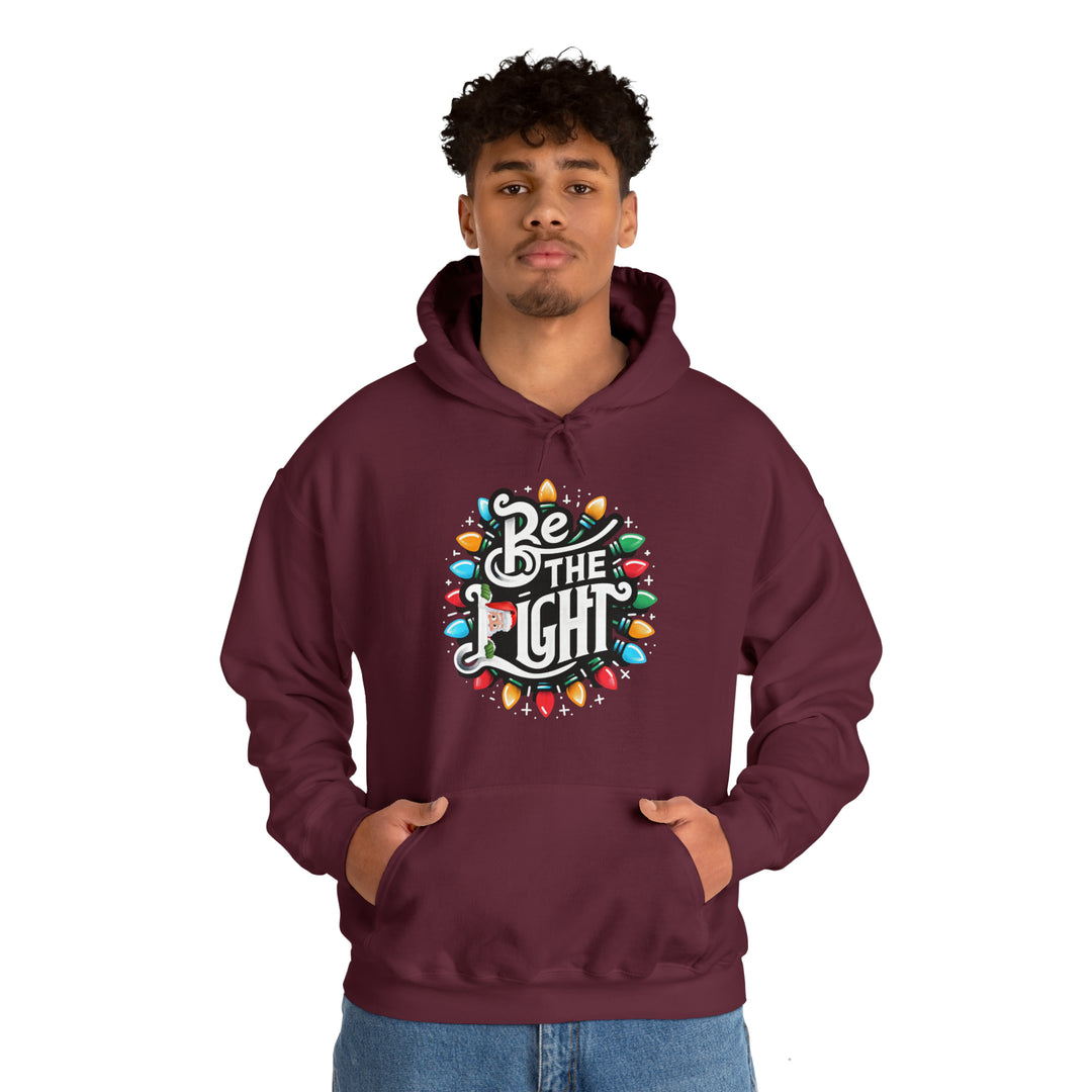 Be The Light Christmas Unisex Hoodie - Wave Fusions