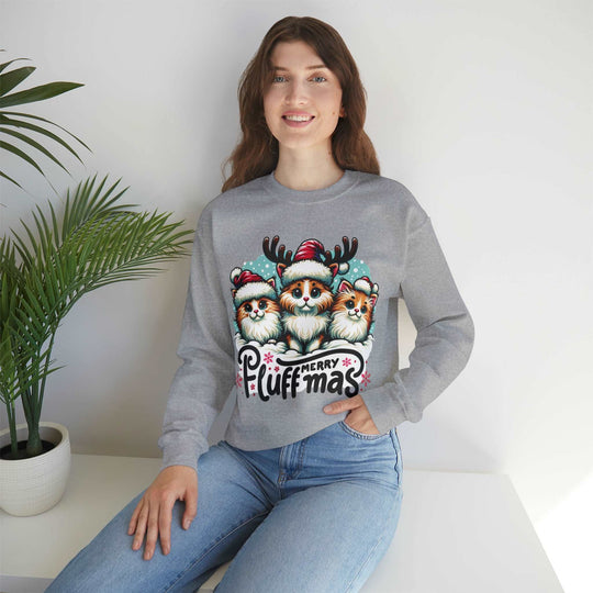 Merry Fluffmas Christmas Unisex Sweatshirt