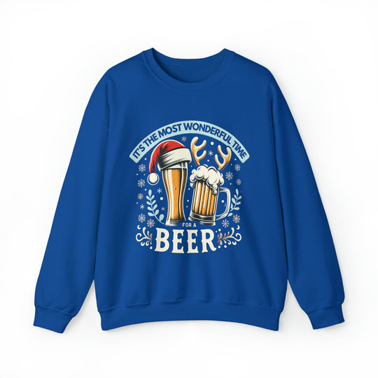 Wonderful Time For A Beer Unisex Sweatshirt - Wave Fusions