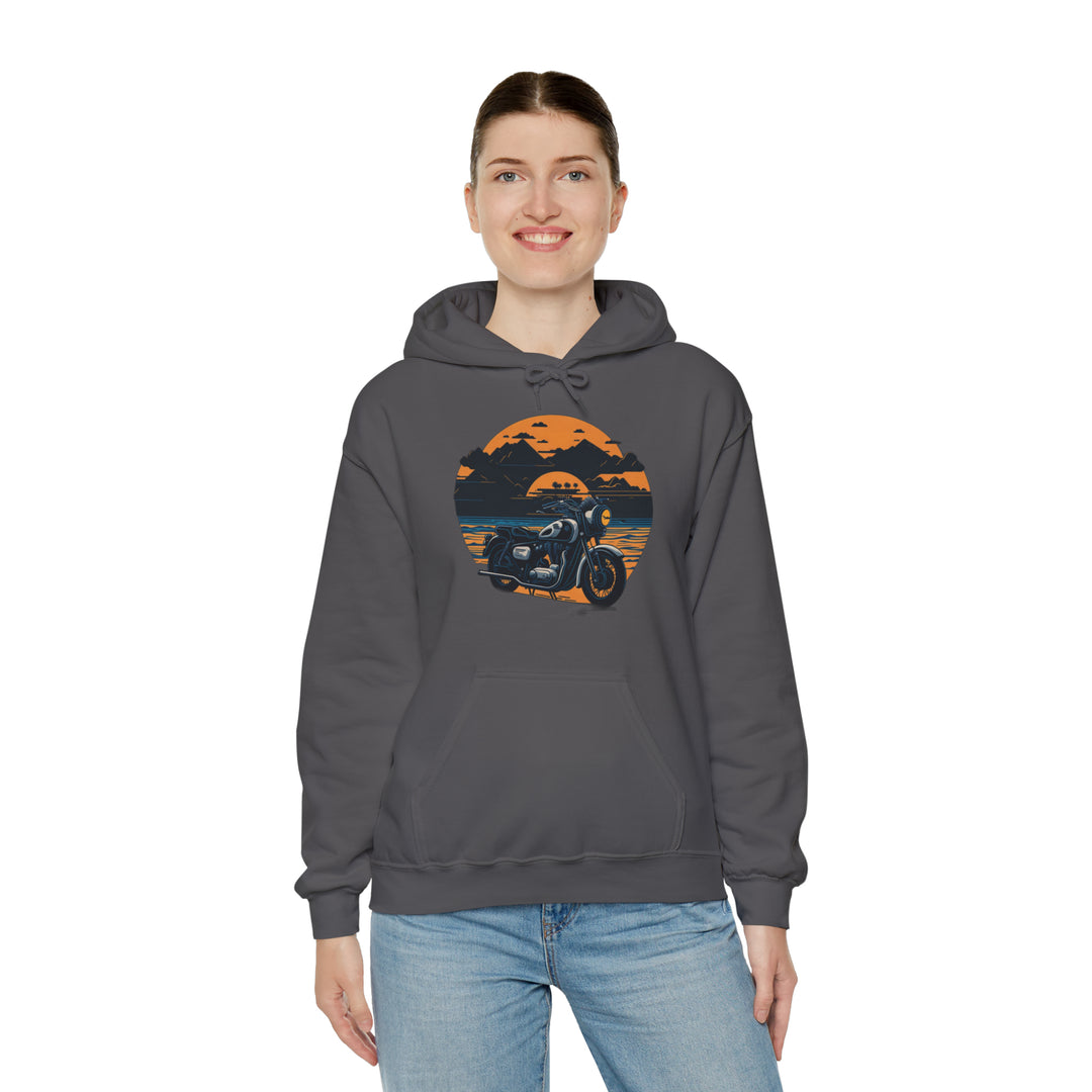 Vintage Bike Unisex Heavy Blend™ Hooded Sweatshirt