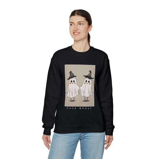 Cute Ghost Unisex Heavy Blend™ Crewneck Sweatshirt